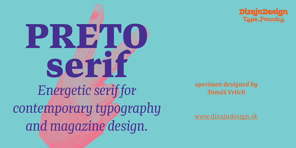 Displaying the beauty and characteristics of the Preto Serif font family.