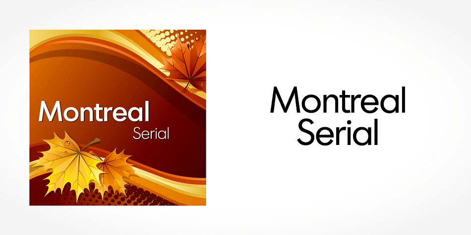 Displaying the beauty and characteristics of the Montreal Serial font family.