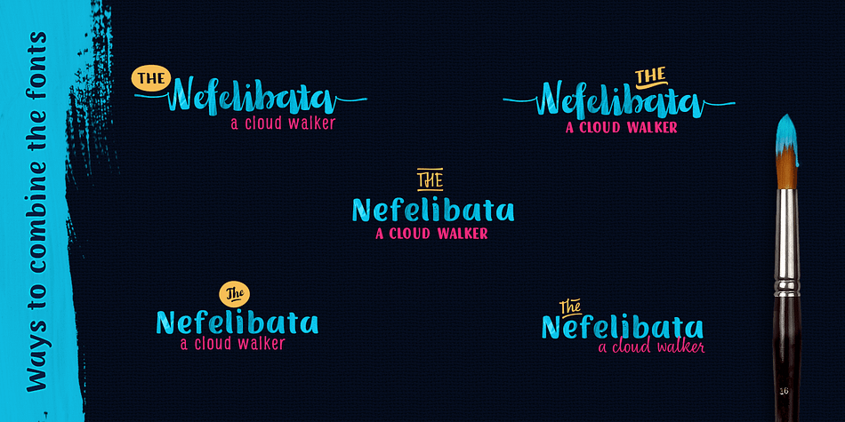 Highlighting the Nefelibata font family.