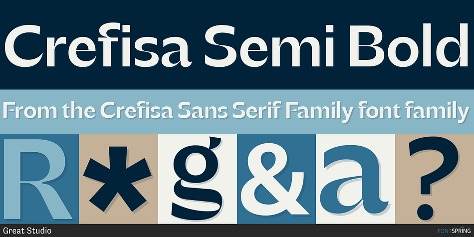 Crefisa Semi Bold Font