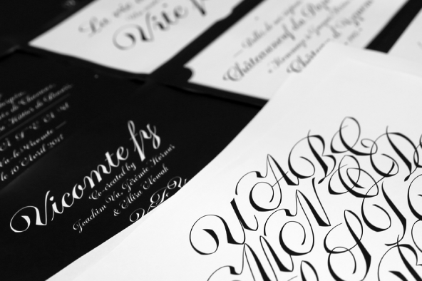 This elegant, wedding typeface  has extensive OpenType support including 2 additional stylistic sets, Contextual Alternates and Standard Ligatures making it a powerful font for experienced designers.