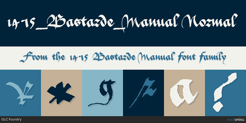 1475_Bastarde_Manual Normal Font