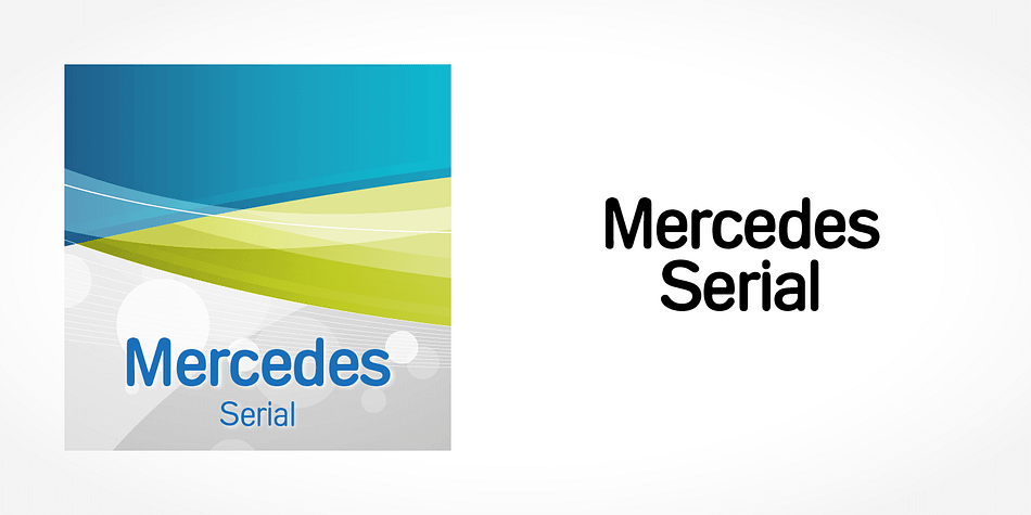 Displaying the beauty and characteristics of the Mercedes Serial font family.
