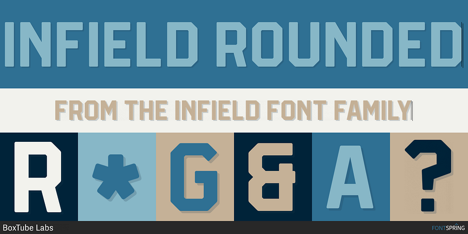 Infield Rounded Font