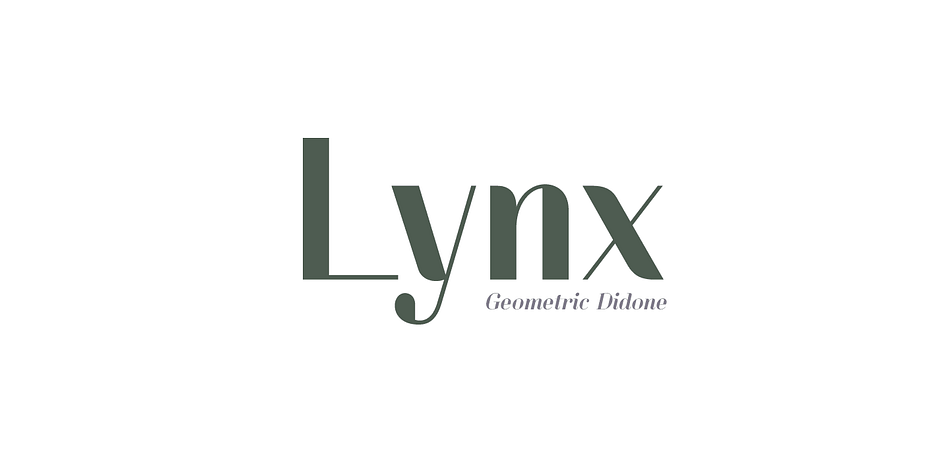 Highlighting the Lynx font family.