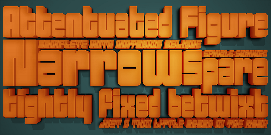 Displaying the beauty and characteristics of the Sackem PB font family.