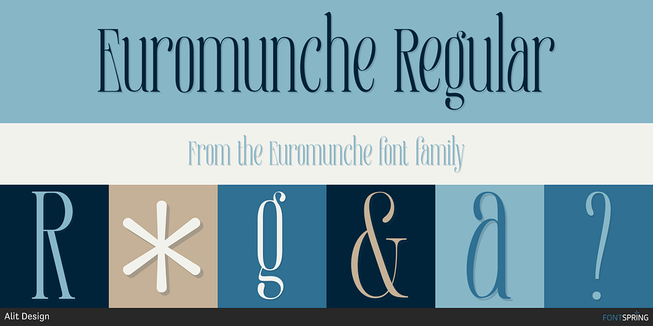 Euromunche Regular Font
