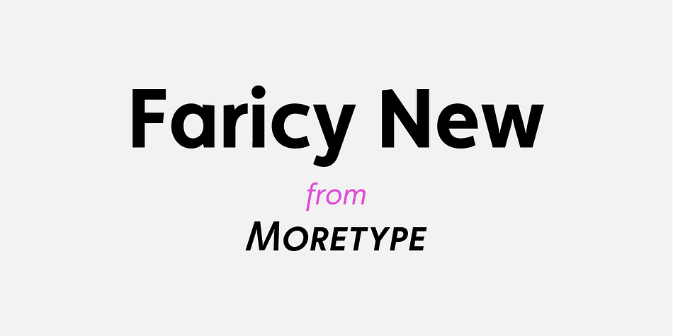 Faricy New is the updated version of Faricy originally released in 2004.
