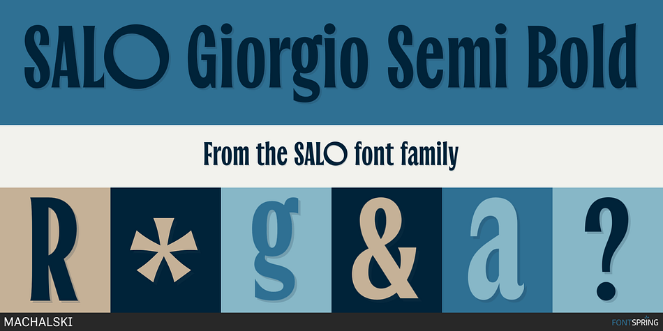 SALO Giorgio Semi Bold Font