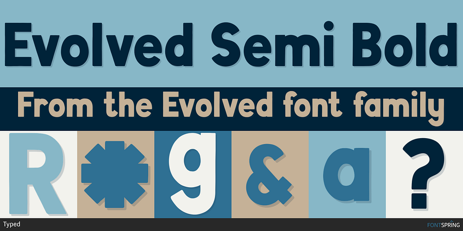 Evolved Semi Bold Font