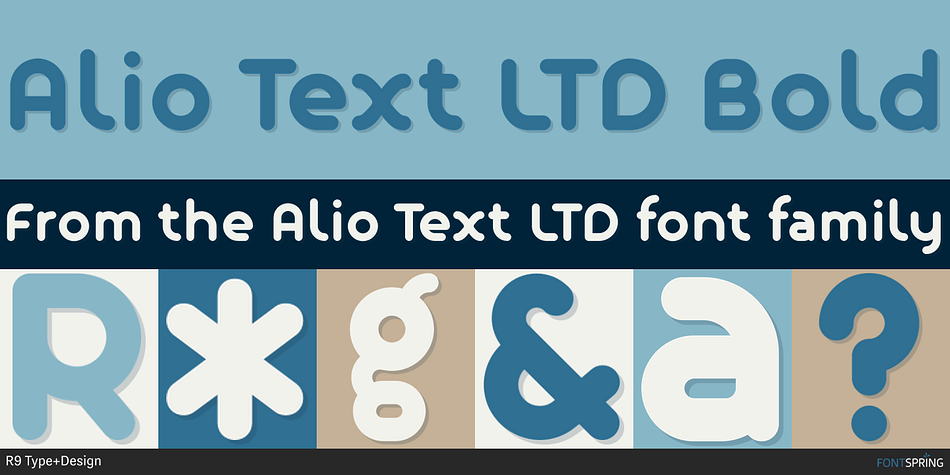 Alio Text LTD Bold Font