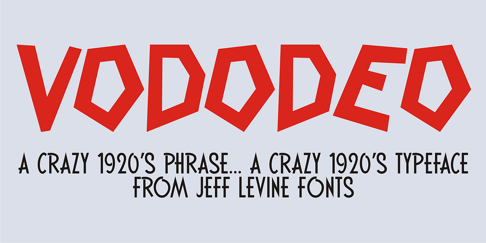 Vododeo JNL is directly named for the free-form sheet music title lettering from Jack Yellen and Milton Ager’s “Vo-Do-De-O”.