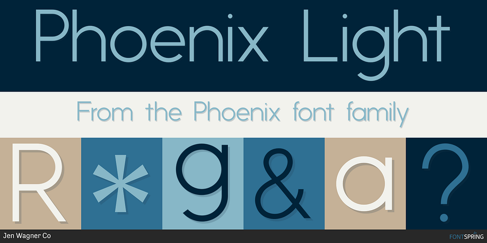 Phoenix Light Font
