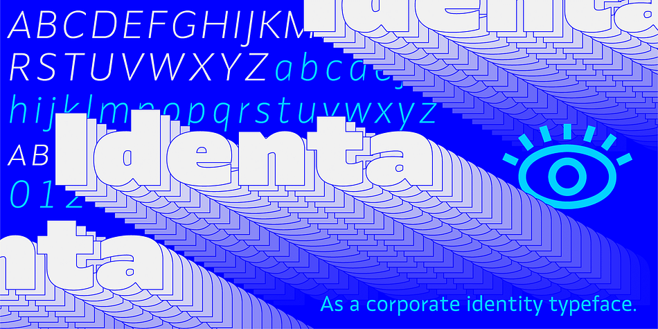 Conceived to translate corporate and humanist ideals in its typographic form, it seeks a dialogue between neutrality and contemporaneity.