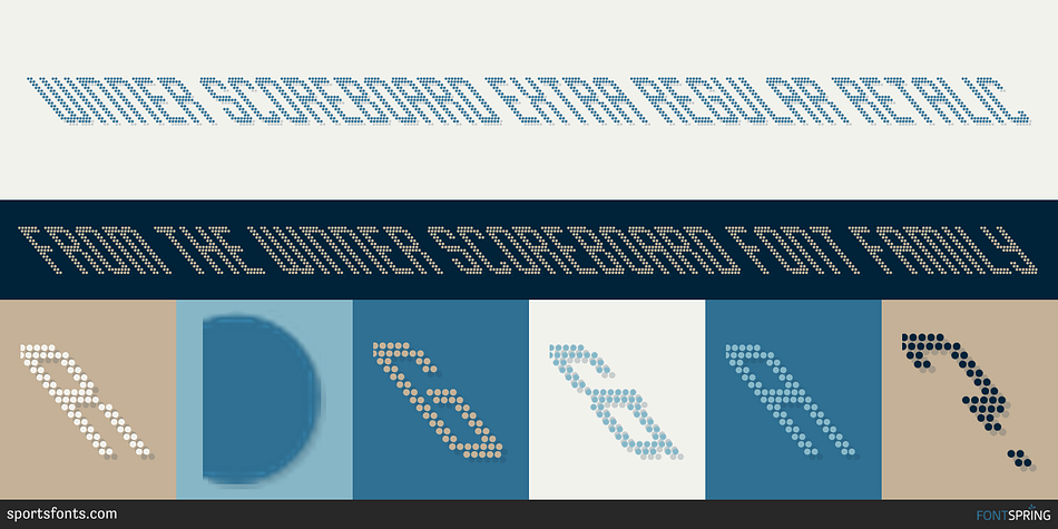 Winner Scoreboard Extra Regular Retalic Font