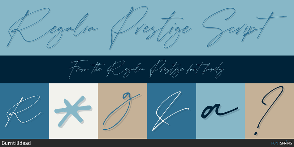 Regalia Prestige Script Font