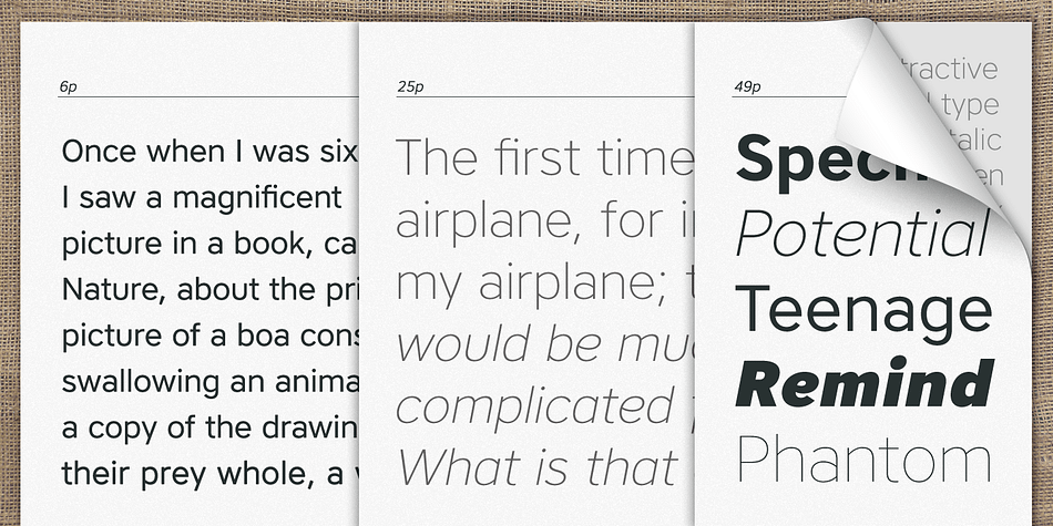 The spaces between individual letter forms are precisely adjusted to create the perfect typesetting.