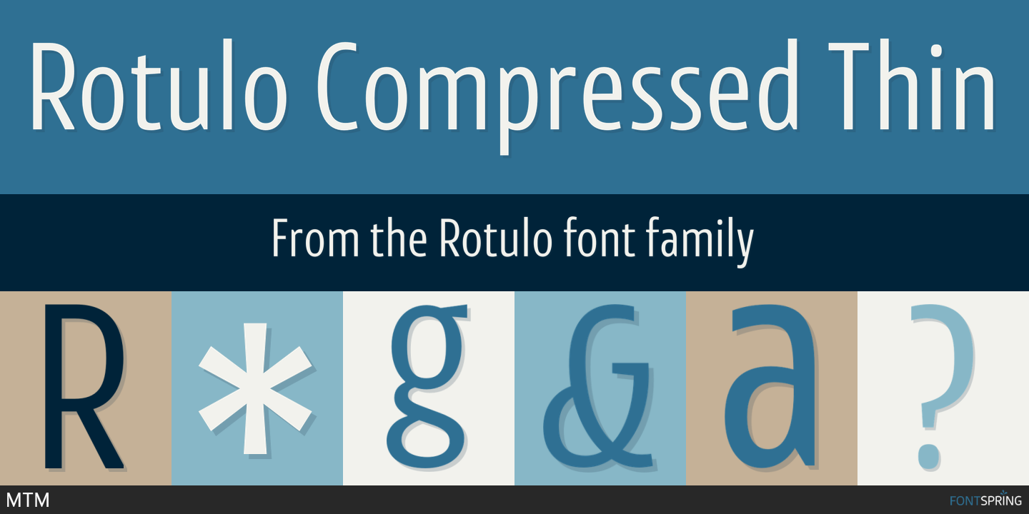 Fonts similar to Rotulo