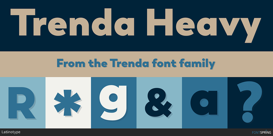 Trenda Heavy Font