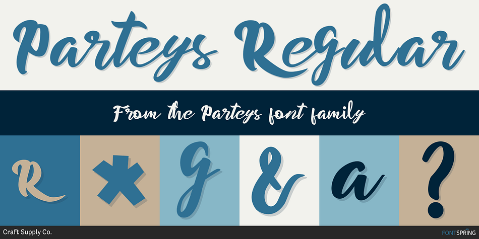 Parteys Regular Font