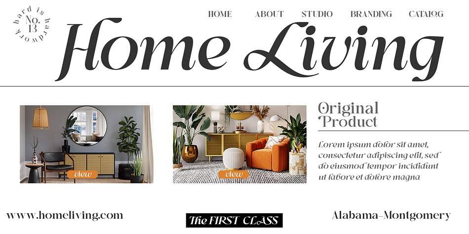 First Class Font