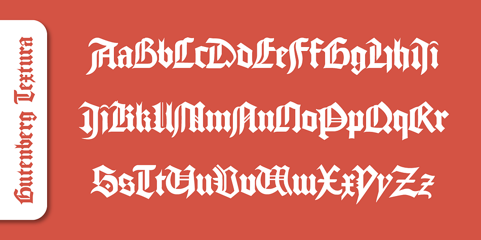 Starting in the 16th century and lasting well into the 20th century, most works in Germany were printed using blackletter types.