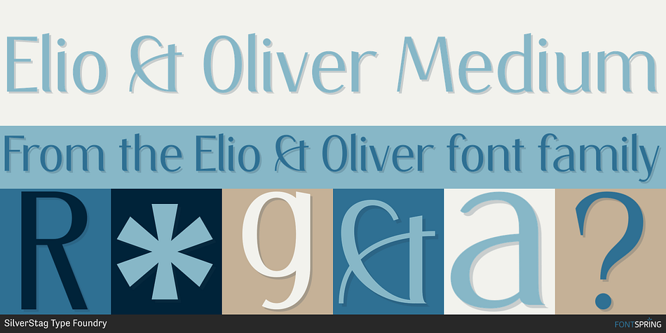 Elio & Oliver Medium Font