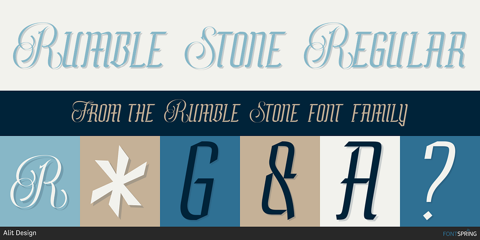 Rumble Stone Regular Font