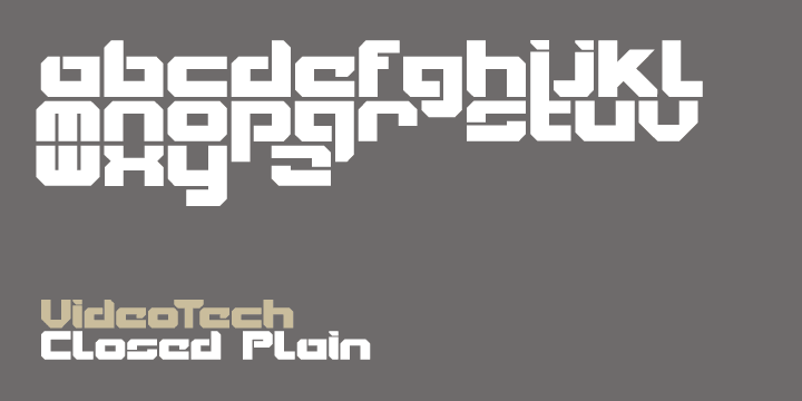 Displaying the beauty and characteristics of the VideoTech font family.