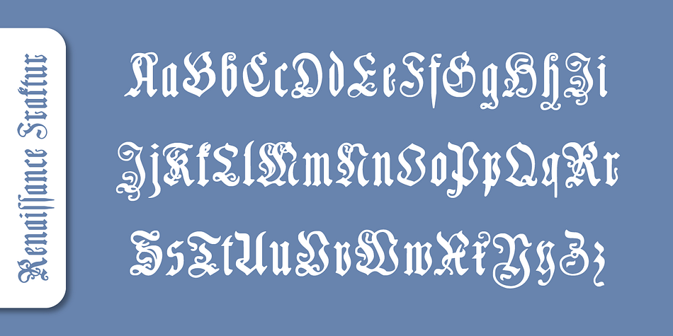 Starting in the 16th century and lasting well into the 20th century, most works in Germany were printed using blackletter types.