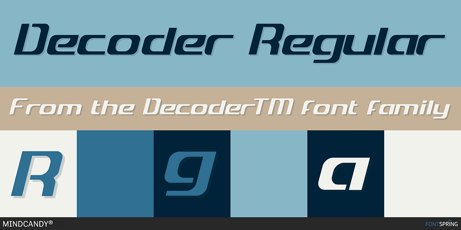 Decoder Regular Font