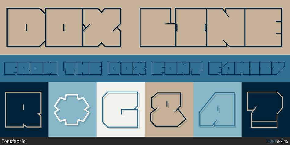 Dox Line Font