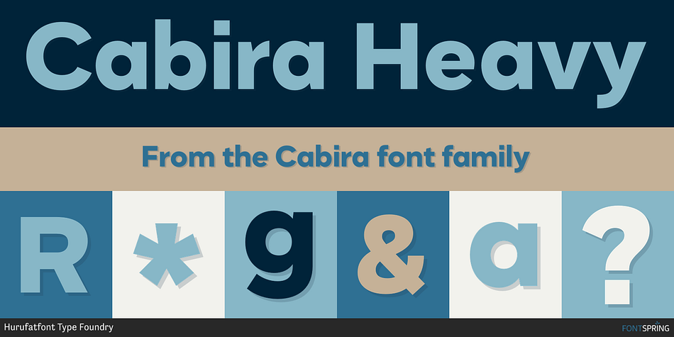 Cabira Heavy Font