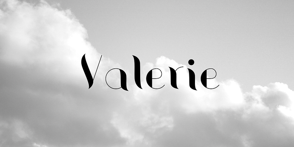 Valerie is a new display sans-serif font that works great in medium and large sizes.