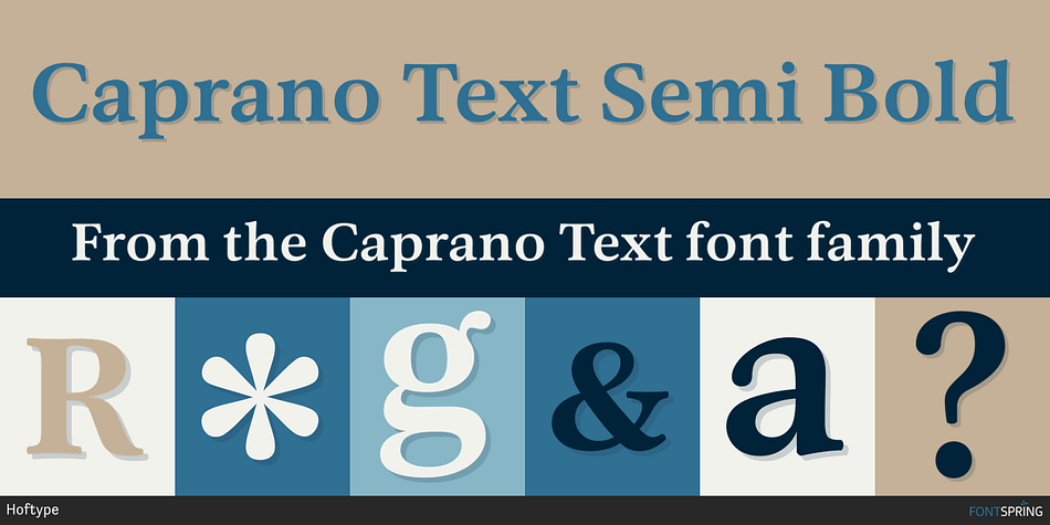 Caprano Text Semi Bold Font