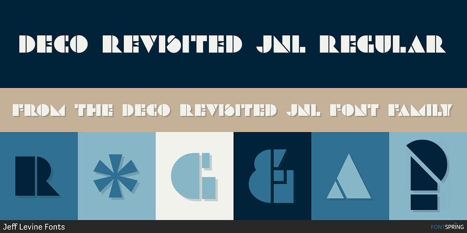 Deco Revisited JNL Regular Font