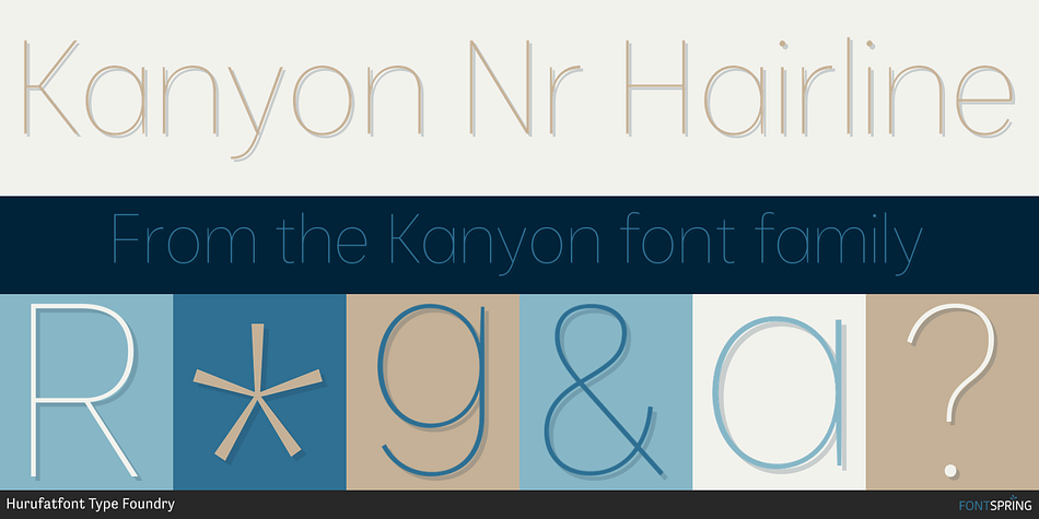 Kanyon Narrow Font