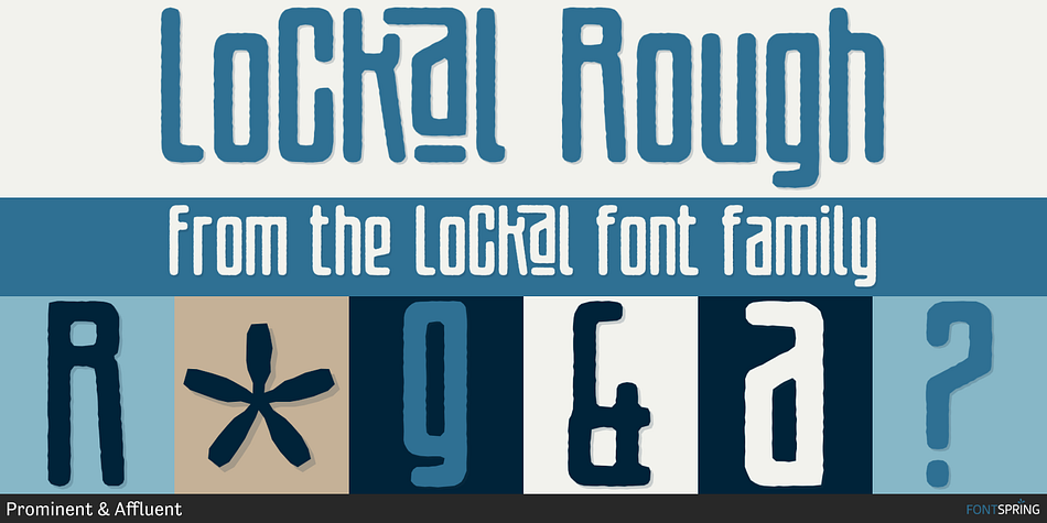 Lockal Rough Font