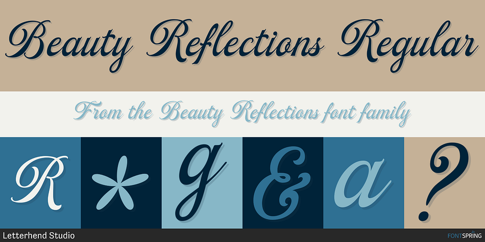 Beauty Reflections Regular Font