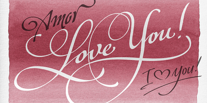 FM Valentines is a  single  font family.