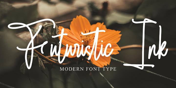 Futuristik Ink font family by Ayska