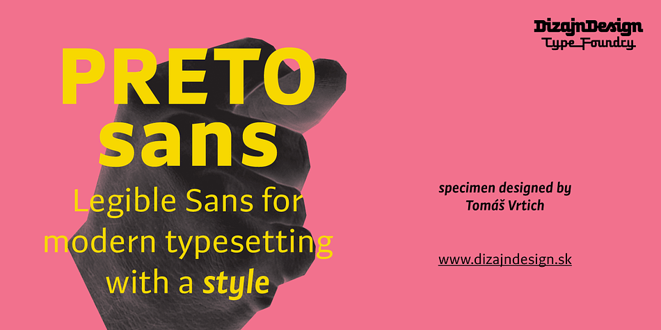 Displaying the beauty and characteristics of the Preto Sans font family.