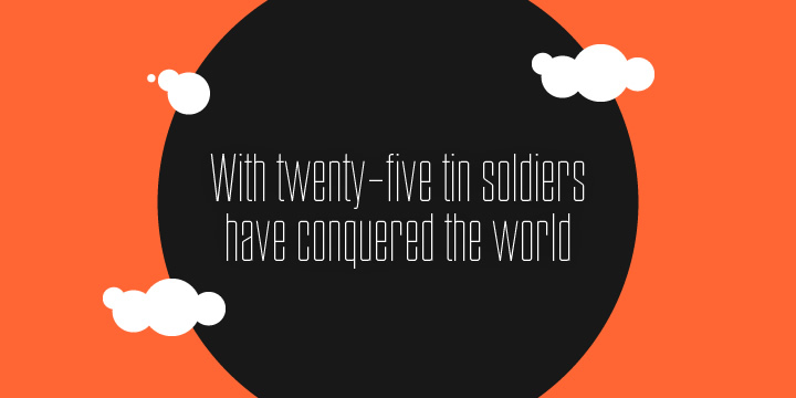 Chupada font family example.
