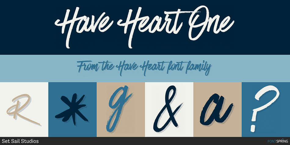Have Heart One Font