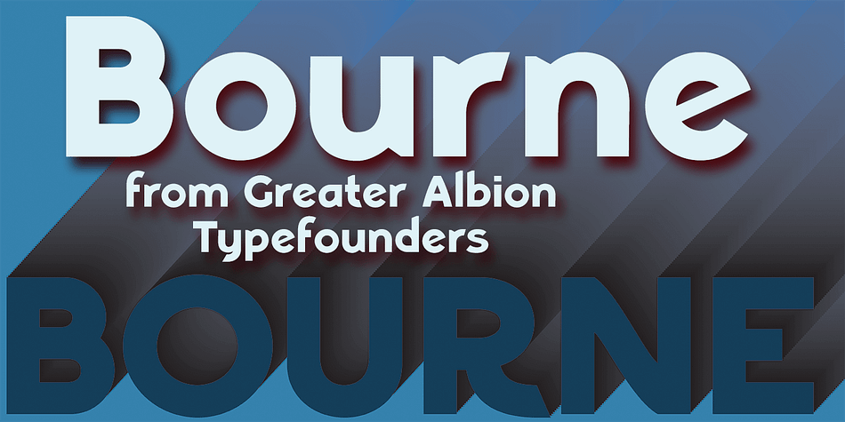 Bourne is a comprehensive text and display sans-serif family consisting of 21 typefaces, all with a range of features including stylistic alternates, discretionary ligatures, as well as old-style and tabular numeral forms and fractions.