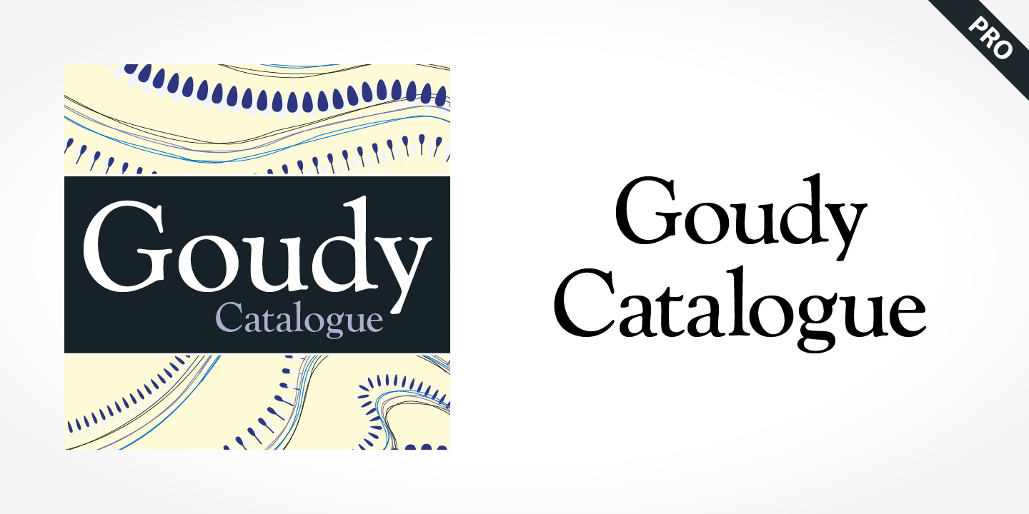 Goudy Catalogue Pro
