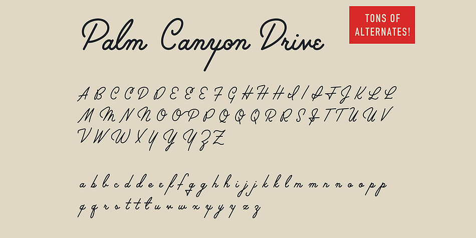 The California Font