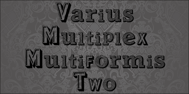 Displaying the beauty and characteristics of the Varius Multiplex font family.