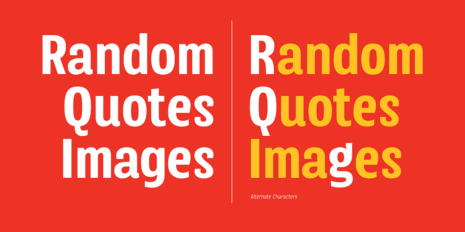 Cabarno font family sample image.