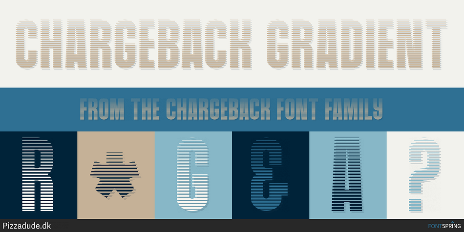 Chargeback Gradient Font